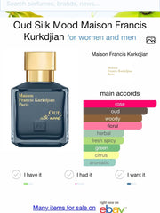 Oud Silk Mood Extrait de Parfum de Maison Francis Kurkdjian
