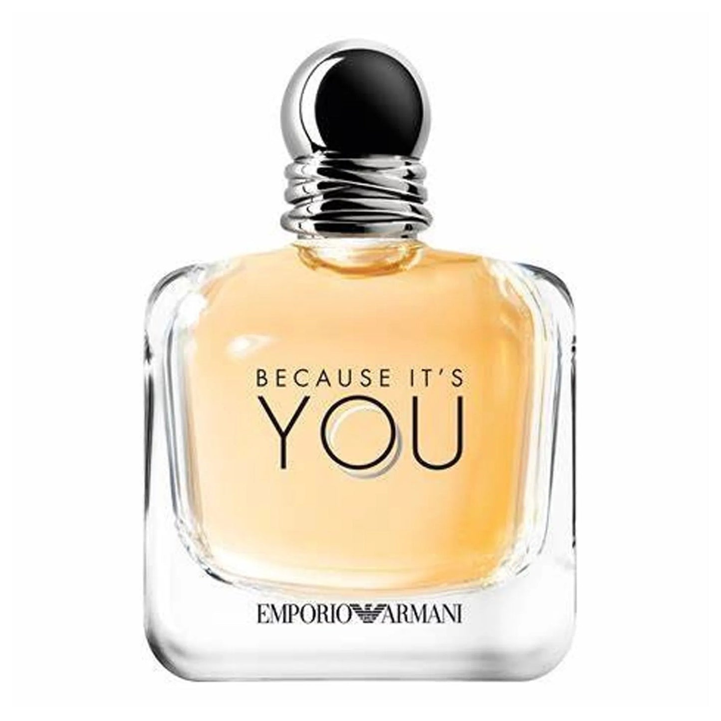 Emporio Armani Because It’s You Giorgio Armani - MANZARA STORE - Perfume Available at MANZARA STORE - Giorgio Armani - All Products, Giorgio Armani, Woman- Emporio Armani Because It's You Eau De Parfum by Giorgio Armani Product Description: Emporio Armani Because It's You Eau De Parfum is a romantic and captivating fragrance that celebrates love, passion, and femininity. With a vibrant, playful opening and a sweet, sensual heart, this fragrance is a modern take on the classic romantic scent. The rich blend