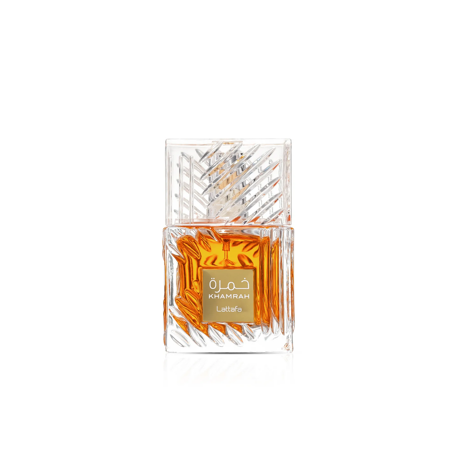 Khamrah Lattafa Perfumes - MANZARA STORE - Perfume Available at MANZARA STORE - Lattafa - All Products, Lattafa, Unisex- Product Title:Khamrah by Lattafa Perfumes Eau de Parfum Product Description:Khamrah by Lattafa Perfumes is a mesmerizing fragrance that blends the richness of gourmand notes with the warmth of spices and woods. This unisex scent opens with a delectable burst of cinnamon and sweet praline, transitioning into a creamy heart of tonka bean and vanilla. The base lingers with comforting amber,