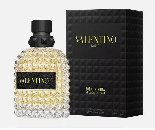 Valentino Uomo - Born In Roma - Yellow Dream For Men - MANZARA STORE - Perfume Available at MANZARA STORE - VALENTINO - Men, Valentino- Product Title Valentino Uomo - Born In Roma - Yellow Dream Product Description Discover the enchanting fragrance that embodies the radiant spirit of Rome. Valentino Uomo - Born In Roma - Yellow Dream is a unique blend of refreshing and sensual notes, creating an unforgettable olfactory experience. This fragrance reflects the brightness of sunny days in the Italian capital,