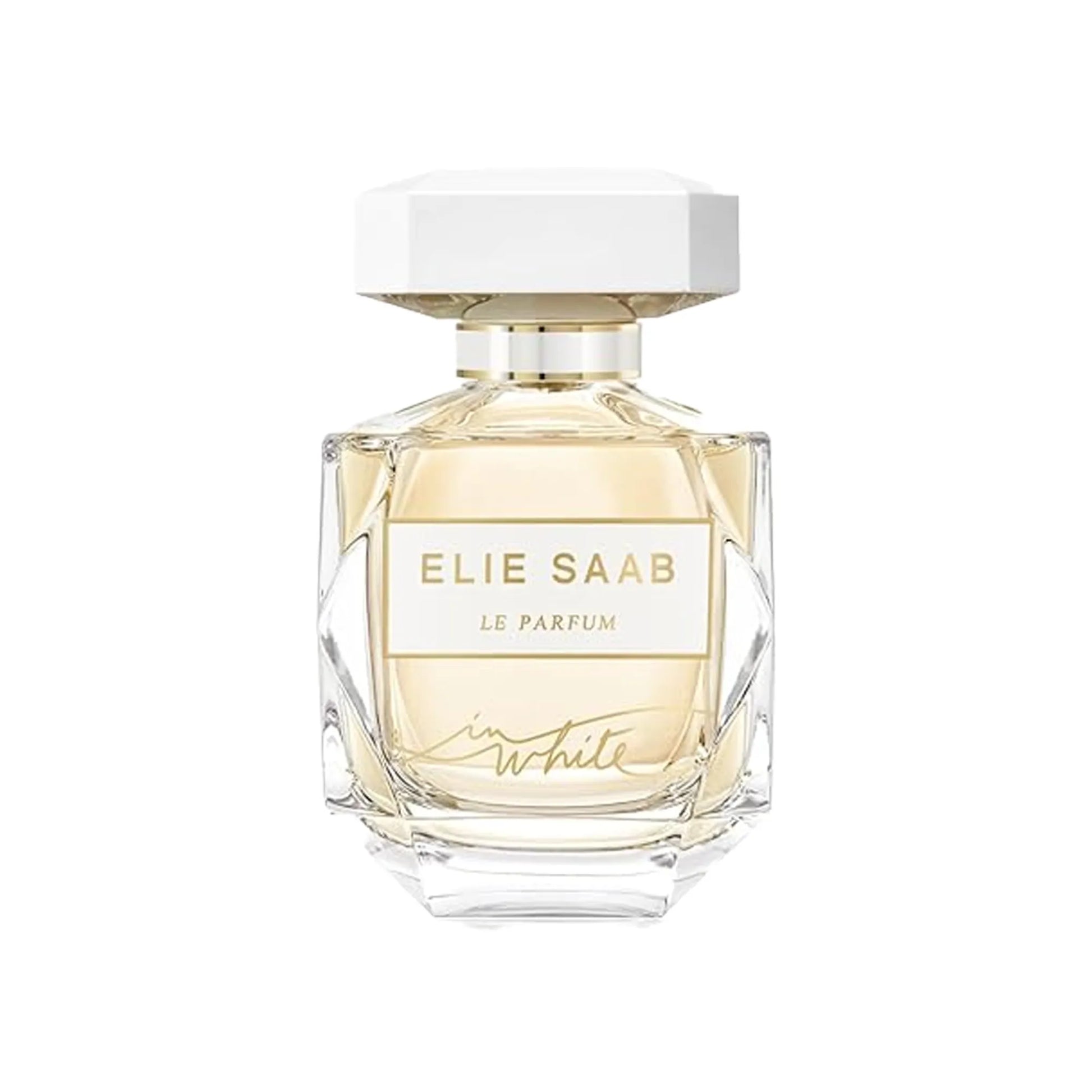 Elie Saab Le Parfum in White - MANZARA STORE - Perfume Available at MANZARA STORE - Elie Saab - All Products, Elie Saab, Woman- Elie Saab Le Parfum in White Eau De Parfum Product Description: Elie Saab Le Parfum in White Eau De Parfum is a luminous, airy fragrance that captures the elegance of a woman who is both radiant and sophisticated. A celebration of light, purity, and femininity, this fragrance blends delicate floral notes with a refined, woody base. Ideal for both day and night, Le Parfum in White i